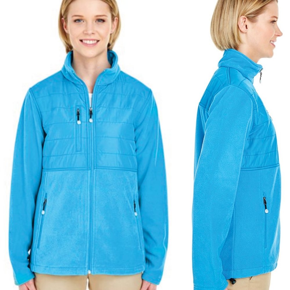 Ladies UltraClub Fleece Quilted Jacket